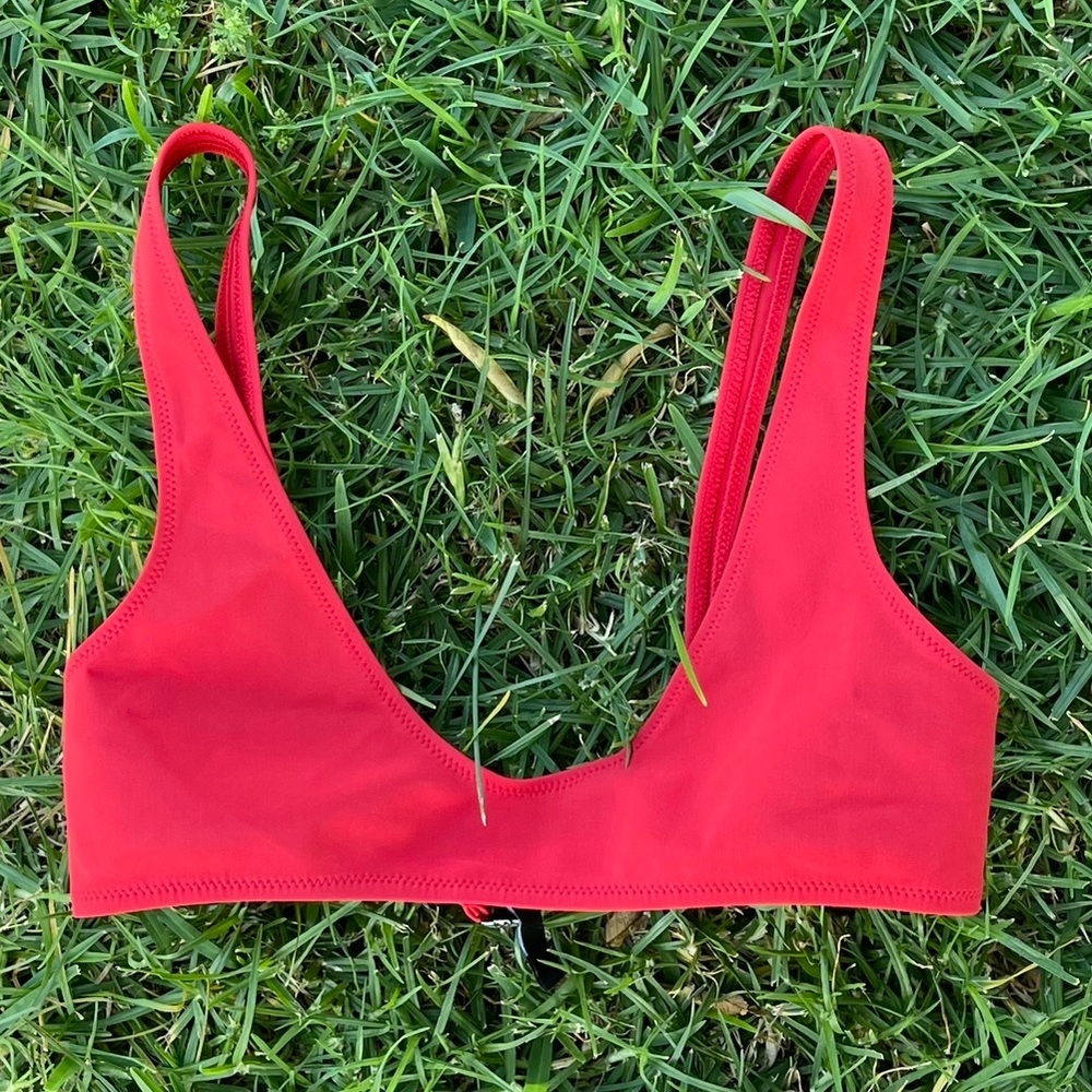 Rochelle Sara The Laeti Top Scoop Neck Top Red size 1 Preowned great condition